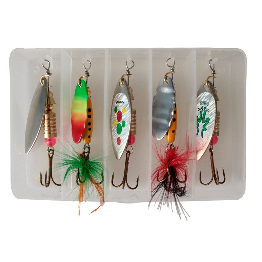 5 Stks/partij Metalen Vib Lokt 6Cm 7.5G Trillingen Lepel Harde Lokt Vissen Bass Vib Aas Crankbaits Vissen Kunstmatige aas Lokken