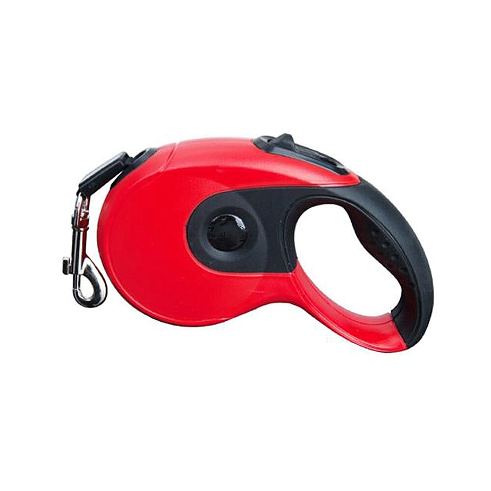 LeChong Pet Dog traction rope Automatic telescopic traction rope for pet Dogs Retractable dog rope leash Dog tractors: Red / 3M