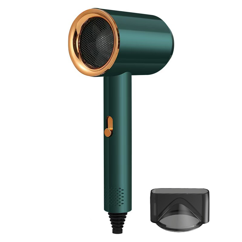 Secador de cabelo de alta qualidade e baixo preço frete grátis disponível em ue, eua, reino unido plugues 110v ~ 240v tensão escova de cabelo elétrica de segurança: Luz amarela / EU