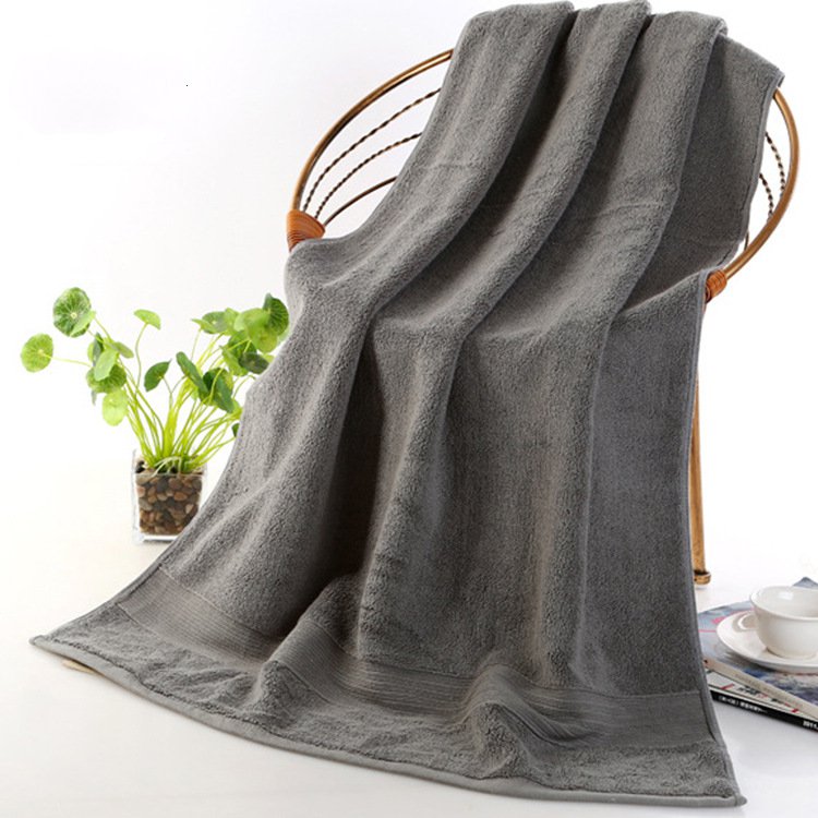 Egyptisk bomuld strandhåndklæde frotté badehåndklæder badeværelse 70*140cm 650g tyk luksus solid til spa badeværelse badehåndklæder til voksne