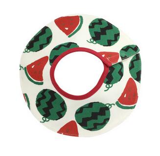 Pattern Fruit Series Round Baby Bibs Cotton Waterproof Bibs Newborn Burp Cloths For Girls Boys 0-3years Bib 360 Degree Bibs: 9