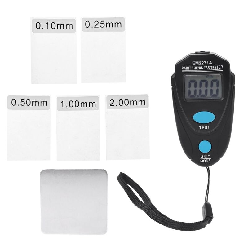 Em2271a digitale fe/nfe 0.00-2.20mm dikte tester auto autolak coating meter