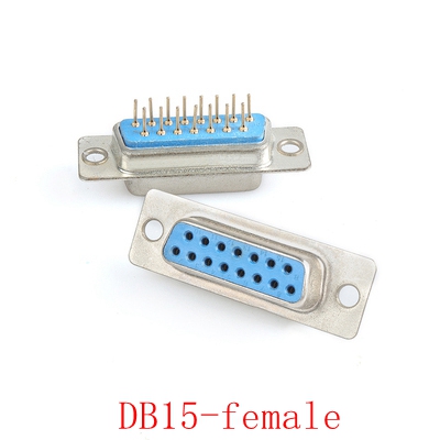 DB9 DB15 DB25 DB37 Mannelijke En Vrouwelijke RS232/9/15/25/37 Pin Db Plug Voor Lassen Plaat connectors: DB15 female