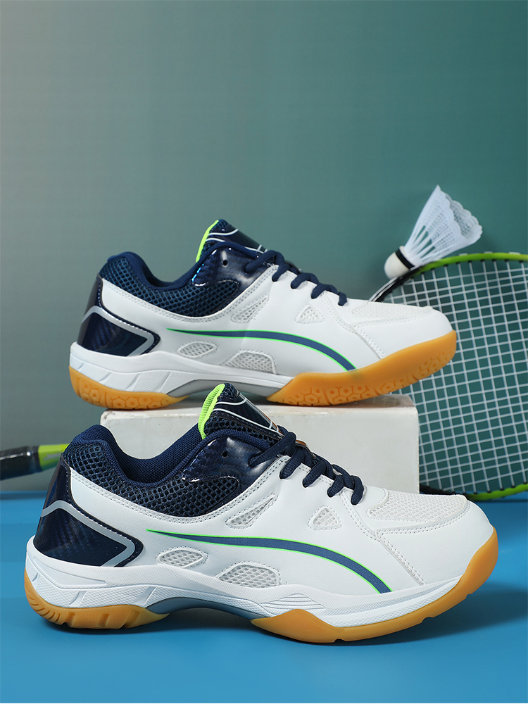 Badmintonschoenen Professionele tafeltennissportschoenen voor heren en dames mesh ademende knop Telescopische schoenveters Rubber antislip
