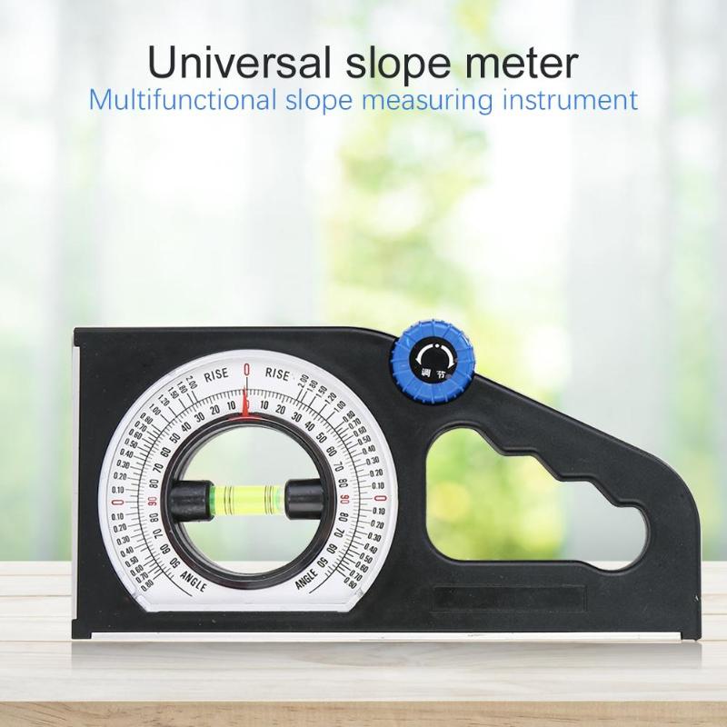 Multifunktionell träkakel tegel horisontell vinkelmätare pekare inklinometer med magnetisk bas 25*12*2cm för anläggningsarbete