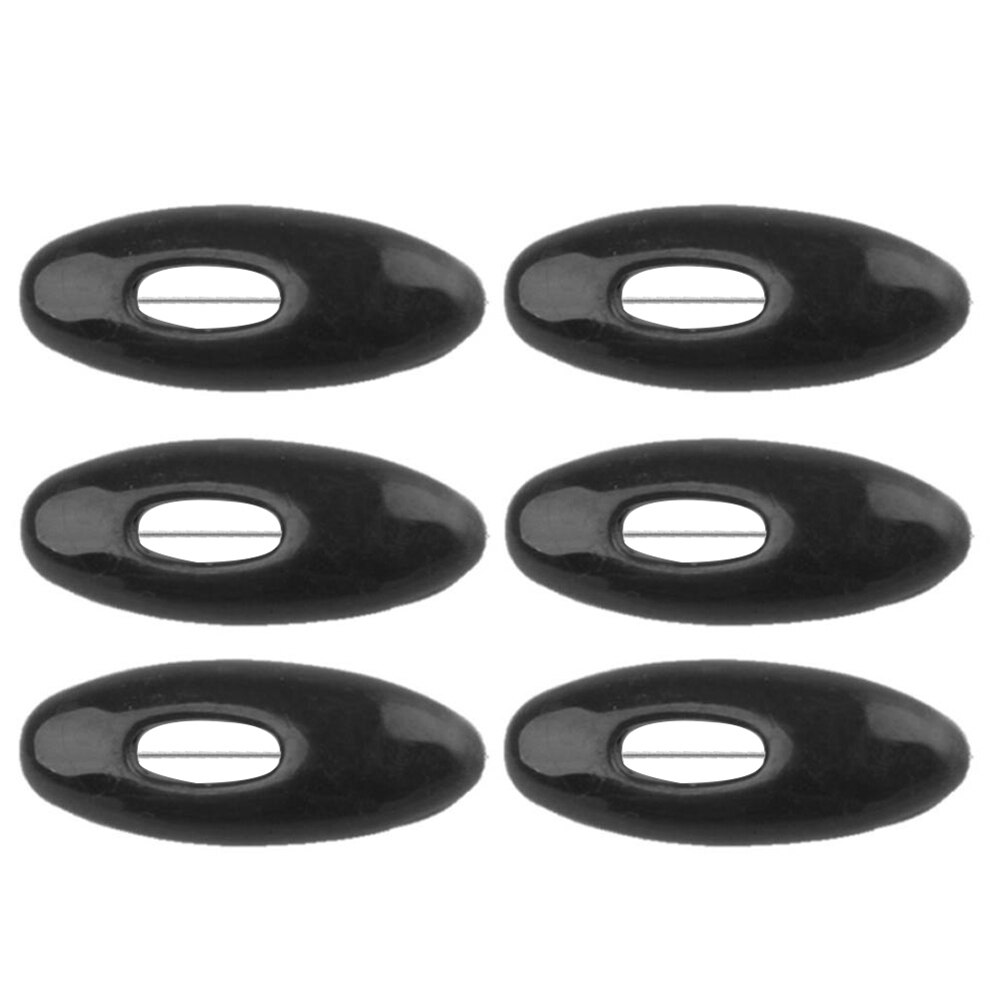 6 st hijabnålar islamisk halsduk säkerhetsnål för arabiska huvudbonader huvudduk turbannål: Svart