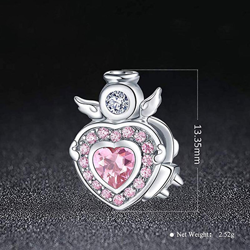 925 Sterling Silver Heart Beads Reflexions Fit Charms Silver 925 Original Necklace Bracelet Beads For Women Jewelry Making