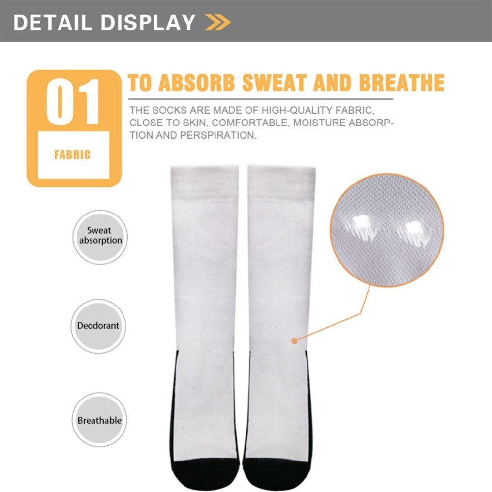 INSTANTARTS Elastic Socks Women Chemistry Printed Basketball Soccer Sport Socks Outdoor Running Fitness Socks