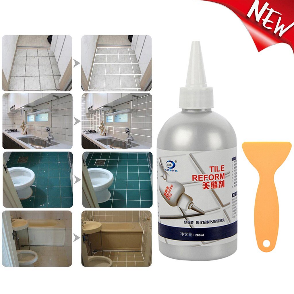 #20 Tegel Refill Middel Tegel Coating Tegel Sealer Reparatie Lijm En Schraper Pak Home Improvement Gemak Draagbare