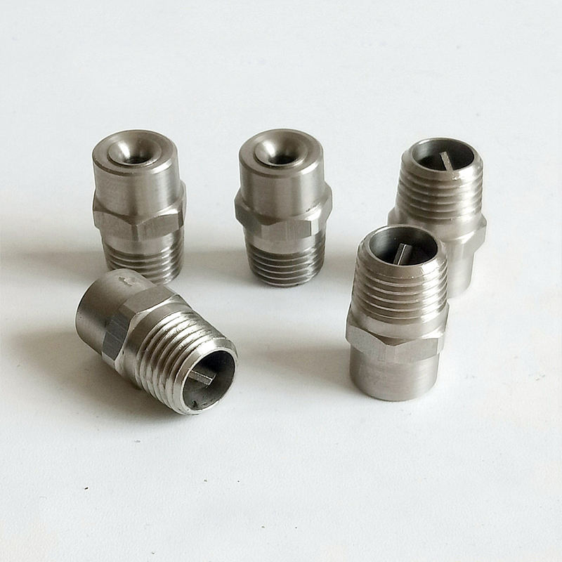 Buse de pulvérisation à grand angle en acier inoxydable, 10 pièces/lot, 1/8 "1/4" 3/8 "1/2" 3/4 "1" BSPT 304