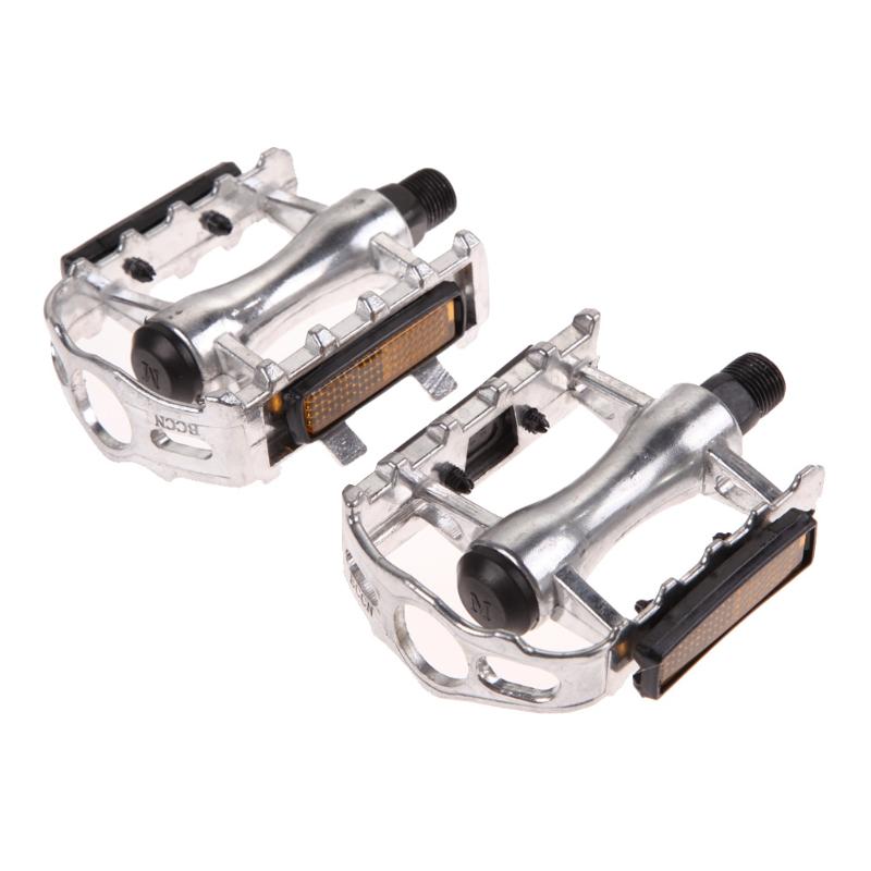 1 par BMX MTB aleación de aluminio bicicleta de montaña ciclismo 9/16 "pedales planos bicicleta de pedales accesorios piezas de bicicleta