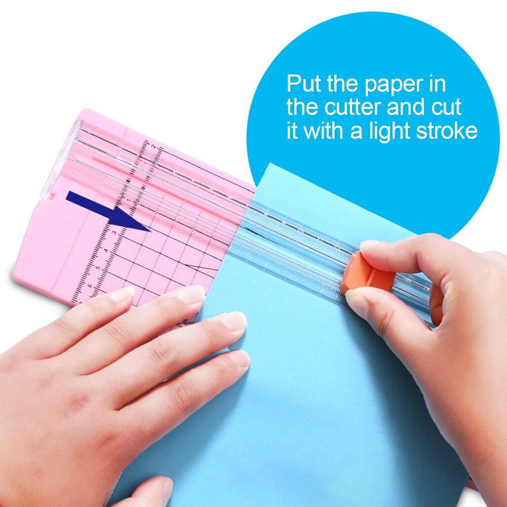 Paper Trimmer Blades for Photo Paper Cutter Guillotine Card Trimmer Ruler Home Office Mini Paper Cutter