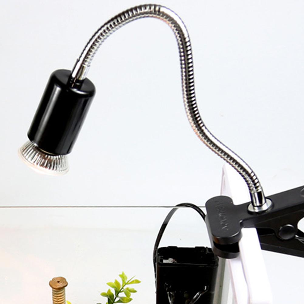 220V Heating Lamp Stand Pet Heat Lamp Bending Long Lamp Holder Turtle Sunbathing Lamp Stand 360 Degree Rotating Light Holder