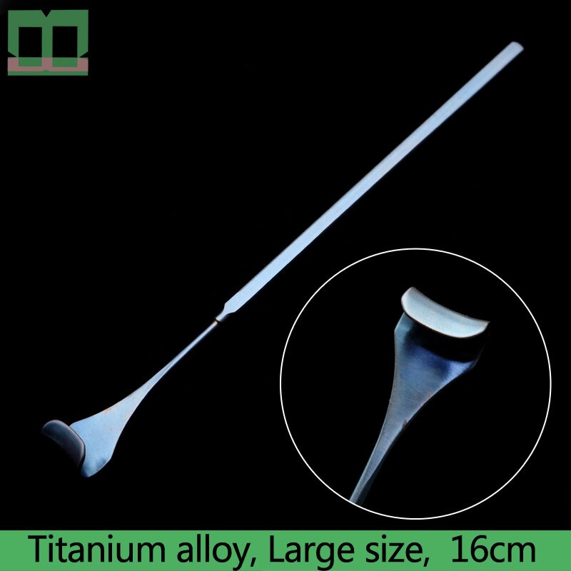 Øjenlågsretraktor titanium legering rustfrit stål instrumenter og værktøjer til øjenkirurgi 16cm dobbelt øjenlågsværktøj: Rosenrød