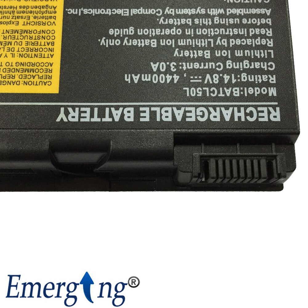 14.8V 4400mah 8Cells Japanese Cell Laptop Battery for acer BATCL50L BT3506001 BATCL50L4 Aspire 9010 9100 9500 TravelMate 2