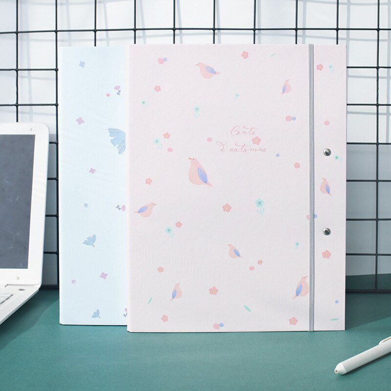 A4 Double Clip Folder Student Information Folder Writing Examination Speech Draft Folder School Supplies Office Stationery