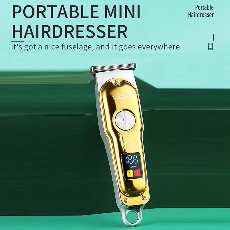 VGR V-290 – rasoir électrique Portable avec chargeur USB, tondeuse à cheveux avec affichage intelligent LED