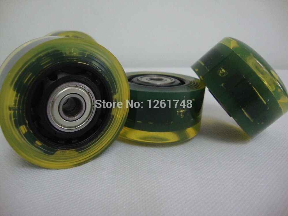Ruedas para patines en línea, 8 Uds., 56*32mm, LED intermitente, con rodamientos de ABEC-7 608ZZ, accesorios para patines de doble rueda de 80a