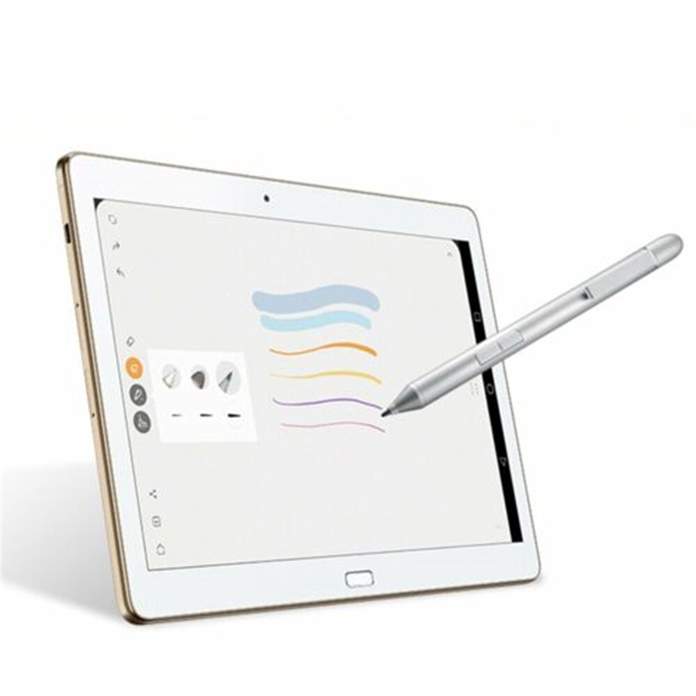Para Huawei m-pen Stylus capacitancia lápiz táctil para Huawei MediaPad m2 10,0 Color plata alimentada por batería
