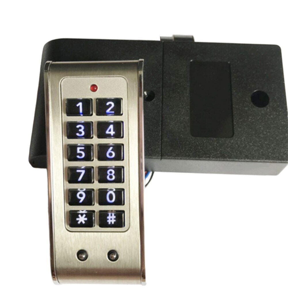Universal Home Keypad Stainless Steel Protection Drawer Anti Theft Digital Electric Office Smart Password Cabinet Lock Safety