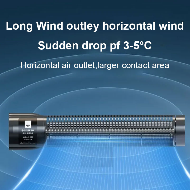 Aquarium Koelventilator Automatische Aquarium Temperatuurregelaar Digitale Display Intelligente Fan Aquarium Koeler Apparatuur 12V