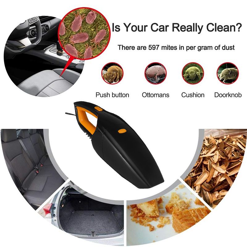 Krachtige draadloze stofzuiger auto thuiscomputer nat en droog draagbare auto stofzuiger robot