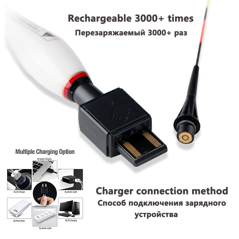 Jiuyu ai smart ledet karpe fiske flottør tyngdekraftssensor fisk bite minne bødu glødende elektrisk nattfiske flyte usb lader