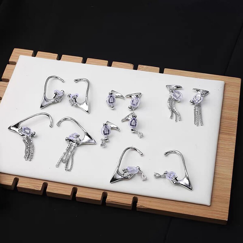 Vrouwen Fairy Clip Oorbellen Bone Clip High-End Elf Oor Haken Ins Temperament Kwastje Oorbellen Legering Modieuze Meisjes Oor sieraden