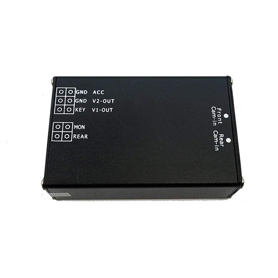 Two Cameras Image Switch Control Box for Front View / Rear View Parking System Video car dual cameras switch control two channel