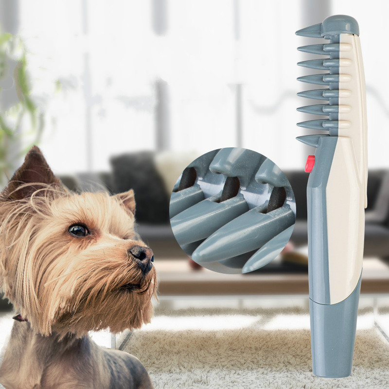 Cepillo eléctrico para perros y gatos, cortadora de pelo, herramienta de limpieza rápida para el cuidado de mascotas