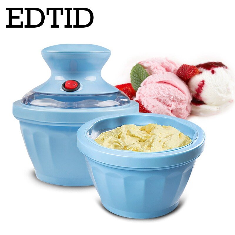 EDTID eis maschine sicher gesund und einfache bedienung DIY snack-food-maschinen aussehen Bedienung mit Einer taste
