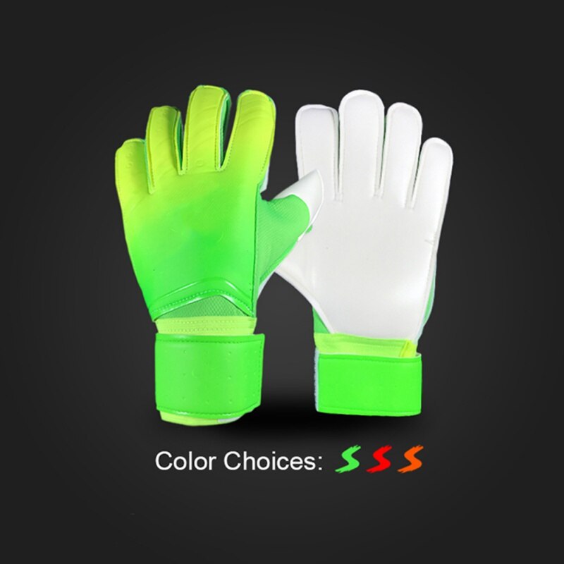 Guantes de látex grueso para nudillos, Color degradado, Portero De Fútbol, fútbol, talla 3