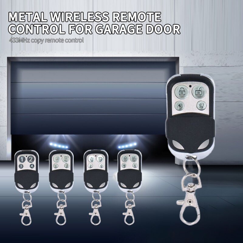 433Mhz Afstandsbediening Voor Autosleutel Knoppen Garage Poort Deur Kopie Afstandsbediening Garagedeuropener Afstandsbediening Duplicator
