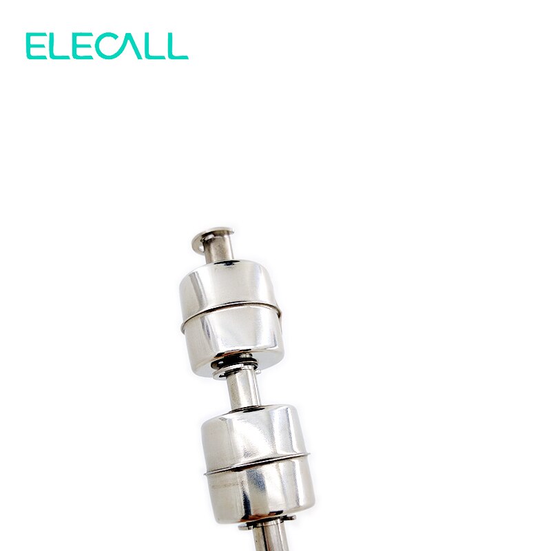 ELECALL Float Switch Stainless Steel Tank Pool Water Level Liquid Sensor Level Controller 120mm 110V 220V