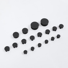 18pcs Rubber Stopper Waterproof Cover Plug Black ABS Chassis Waterproof Plug Stopper For Jeep Wrangler JL/JT