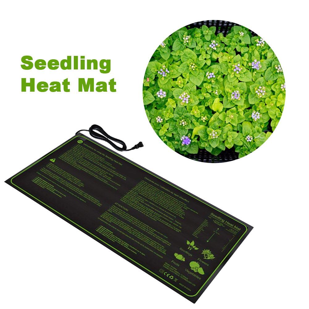 Estera de calor para semillero impermeable, estación de germinación duradera, almohadilla de calefacción hidropónica cálida para interior, hogar, jardinería, semillas, 30x10 pulgadas