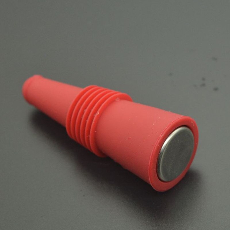 Farverig vinprop i rustfrit stål silikone øl vin korkprop flaskedæksel opbevaring drejelåg stik genanvendelig vakuumforseglet  d5