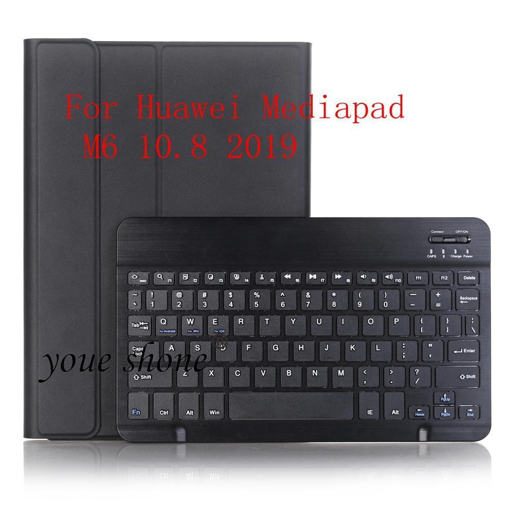 Case Toetsenbord Voor Huawei Mediapad M6 10.8 Tablet Slim Smart Leather Case Voor Huawei M6 10.8 Toetsenbord Cover + .