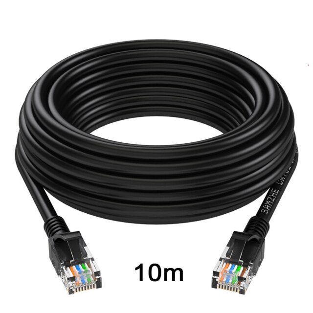 Poe Camera Cable Cat6 Ethernet Network RJ45 Cable For IP Camera: 10m