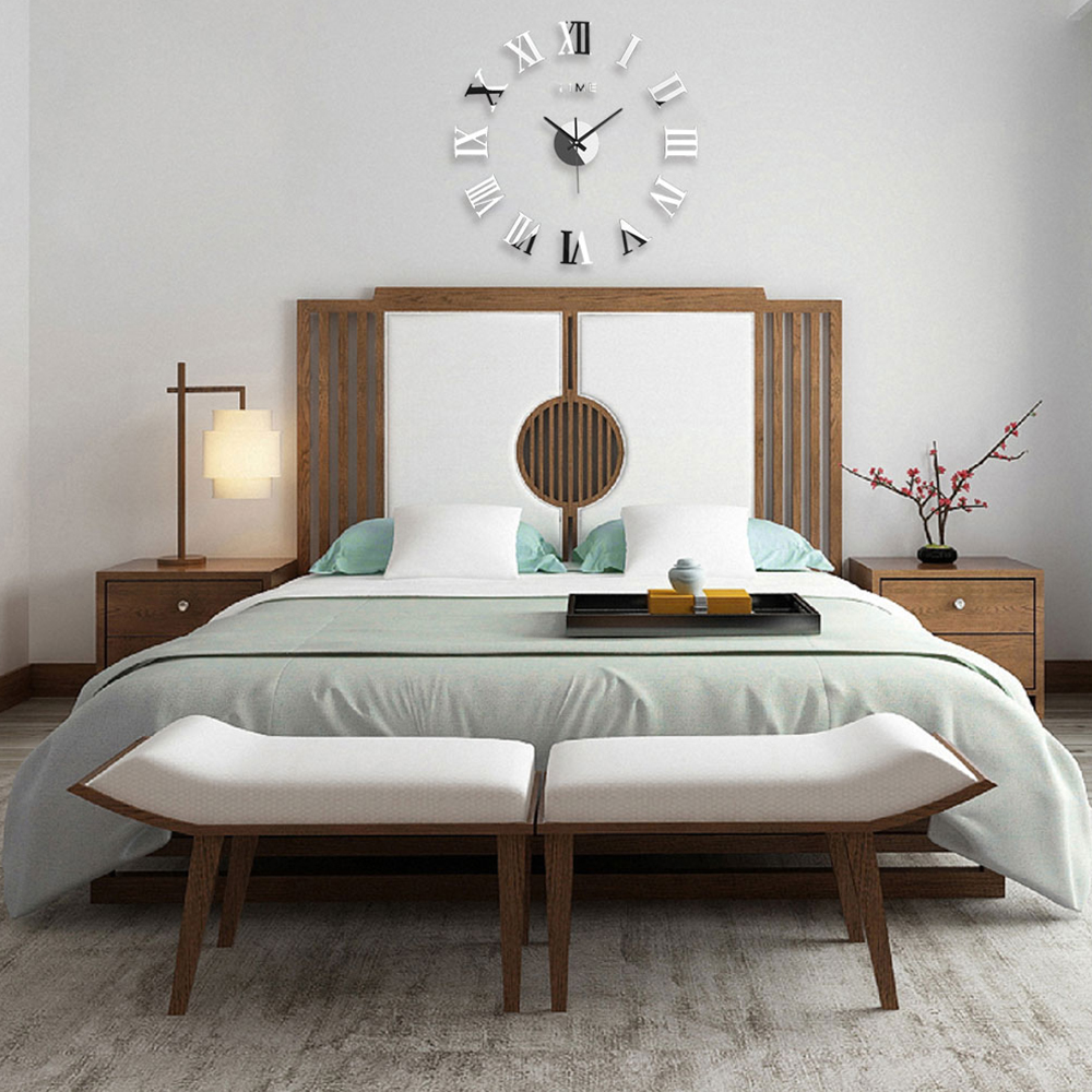 3D DIY Wall Stickers Acrylic Modern Wall Clocks Quartz Clocks Decorative Needles Home Decor Relogio De Parede