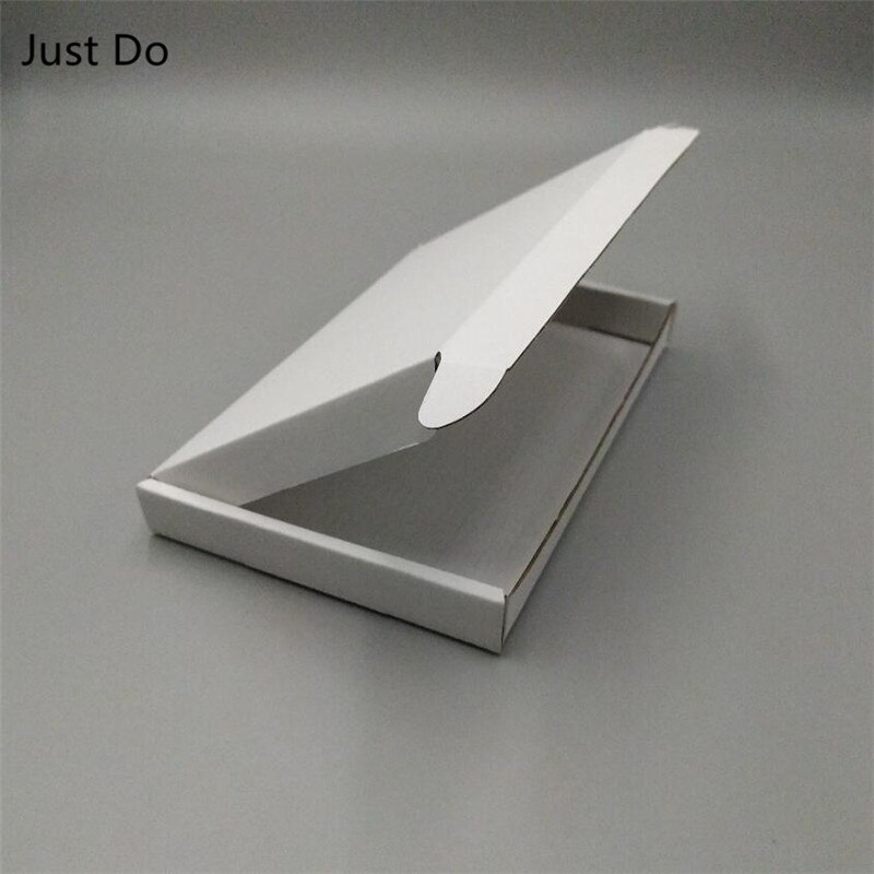 15*13*3cm White Paper Corrugated Box Blank Mailing Boxes Logistics Packaging Jewelry Cardboard Carton