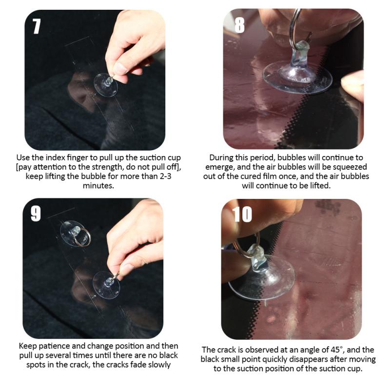 Auton tuulilasin korjaussarja tee itse tuulilasin korjaus ikkunalasi naarmu halkeama irrota työkalut auton muotoilusarja auton lisävaruste