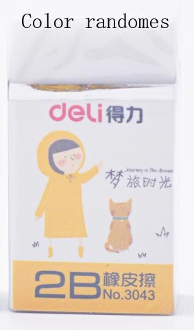 deli gum 2B wit rubber deli briefpapier , 1 stks/pak: white 1 pc