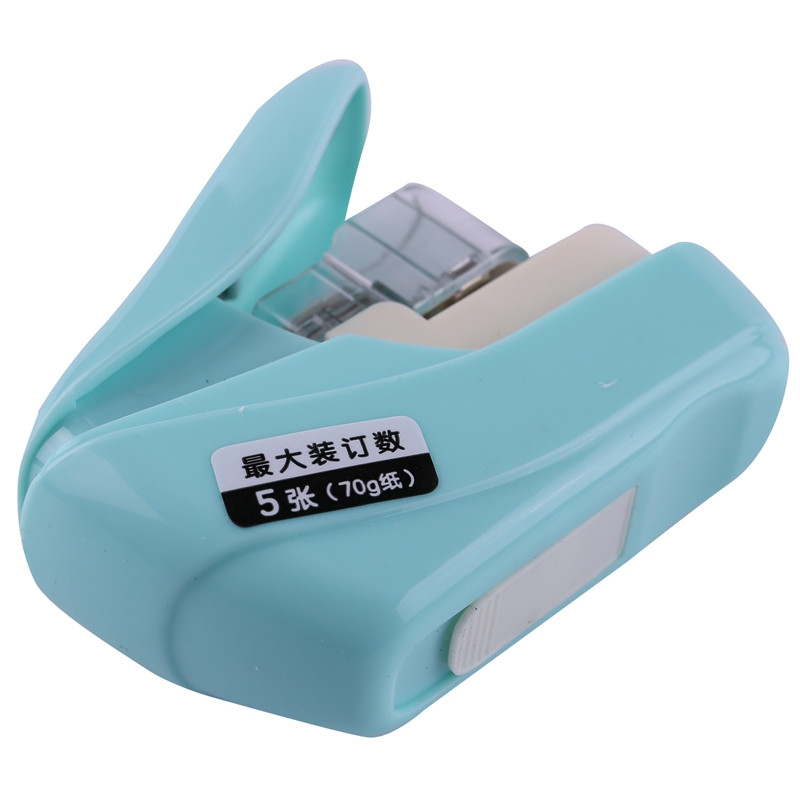 No Nails No Staple Stapling Machine Mini Cute Book Stapleless Stapler Paper Stapling Stapler Without Staple Stapler Free