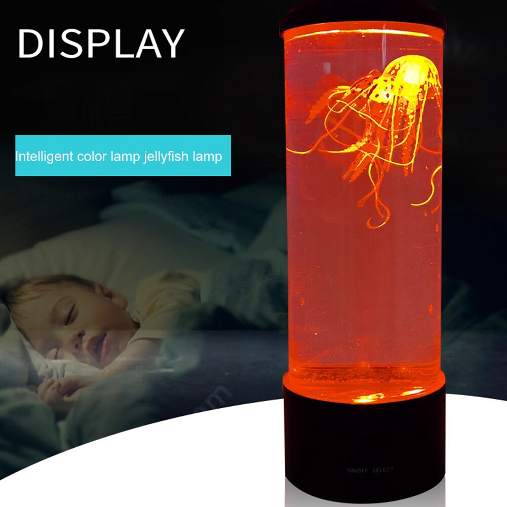LED Fantasie Quallen Lampe USB Energie/Batterie angetrieben Farbwechsel Quallen Aquarium LED Lampe Entspannende Stimmung Nacht Licht