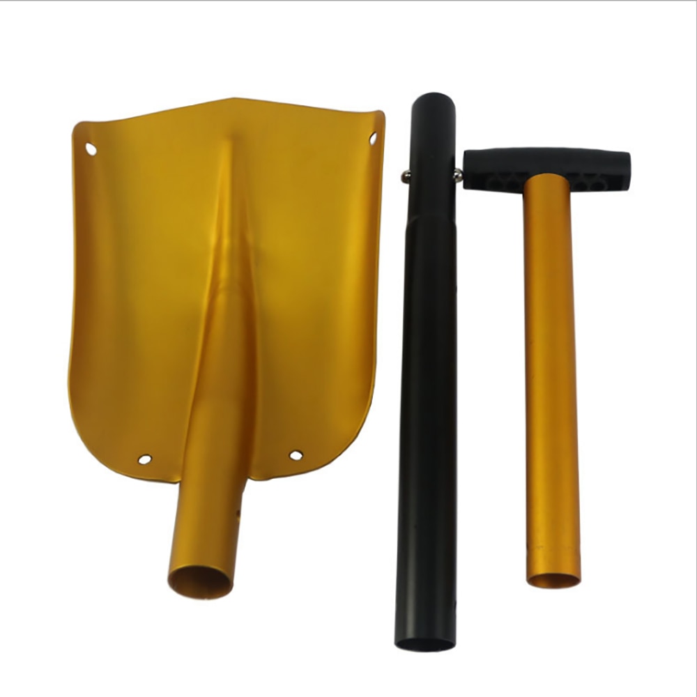 Outdoor Tuinieren Planten Schop Lange Telescopische Aluminium Auto Multifunctionele Draagbare Afneembare Combinatie Sneeuw Schop
