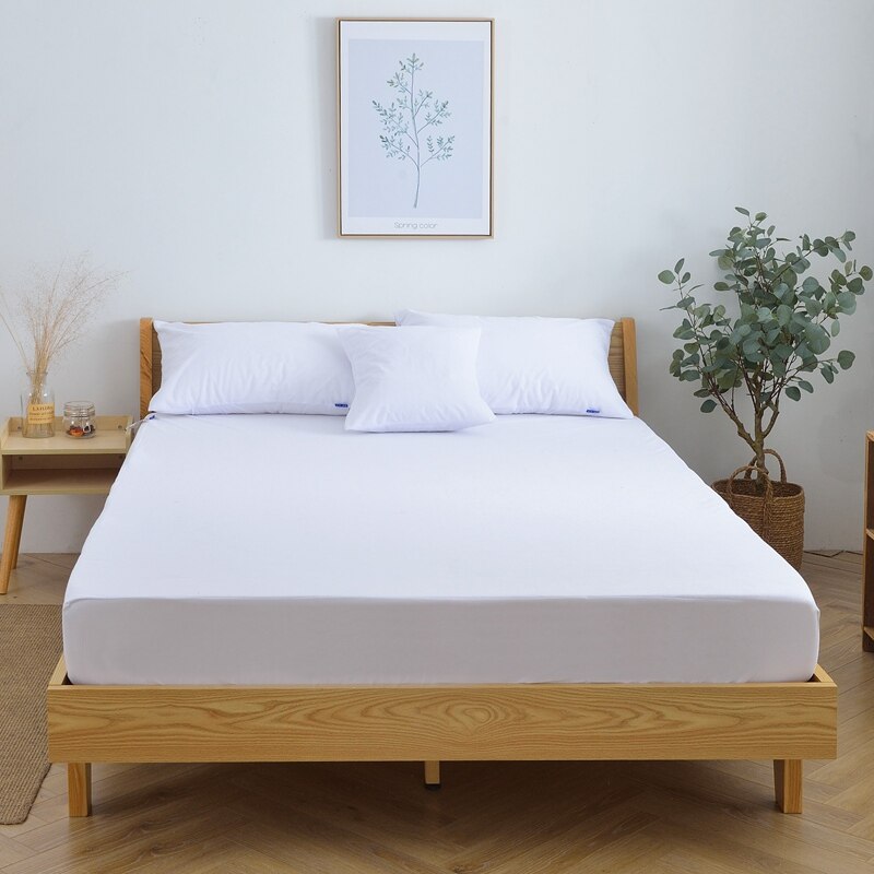 Terry Waterdichte Matrasbeschermer Bed Protector Katoen Matras Topper Hoeslaken Voor Volwassen Bed Bug Multi Kleur 180X200