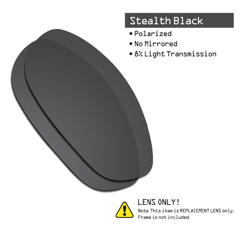 SmartVLT 2 Pairs Polarized Sunglasses Replacement Lenses for Oakley Monster Dog Stealth Black and Amber Brown