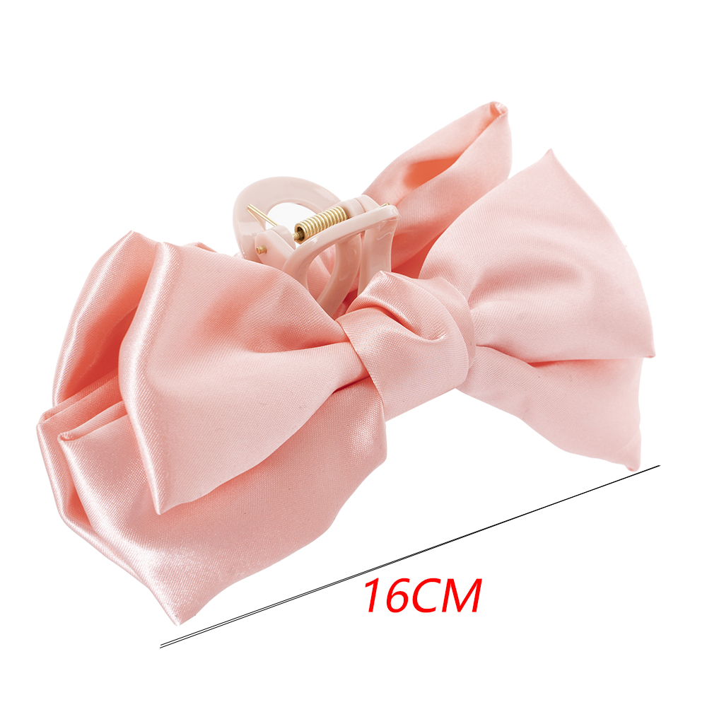 Pinza para el pelo con lazo grande, horquilla con garra de tiburón, pasadores con lazo sólido para coleta, accesorios para el cabello para mujer, diademas