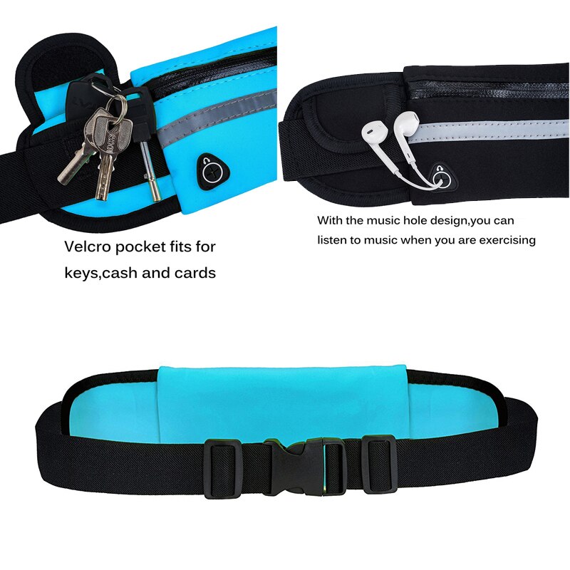 mini fanny pack for women Portable convenient USB waist pack Travel multifunctional waterproof phone belt bag 192